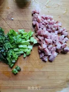 Make Sausage corn fried rice step 1