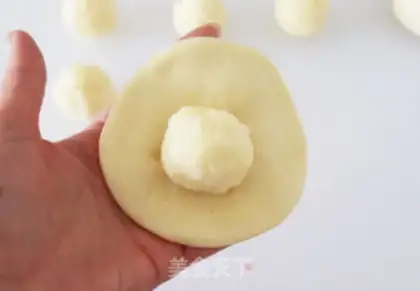 Make Coconut bread with lips and teeth step 12