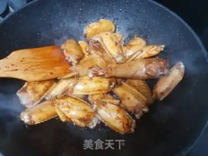 Make Red chicken wings step 4
