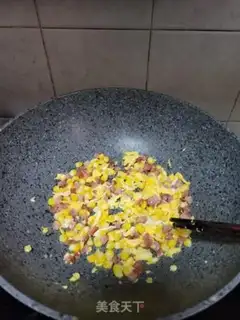 Make Sausage corn fried rice step 5