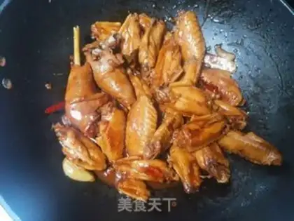 Make Red chicken wings step 7