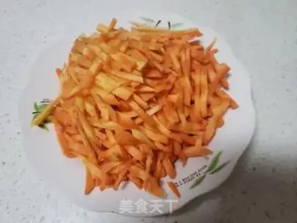 Make Carrot and green pepper step 2