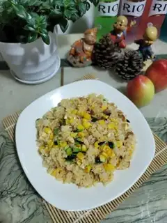 Make Sausage corn fried rice step 10