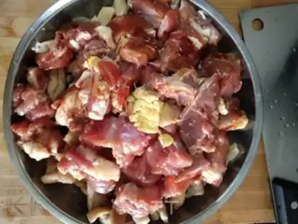 Make radish dry veal ribs step 3