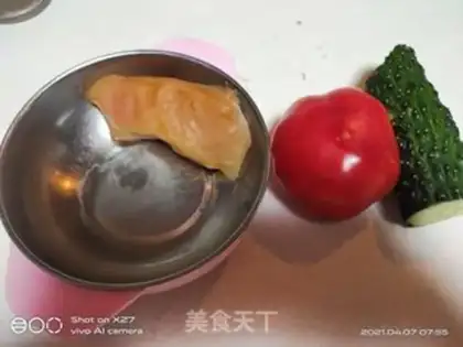 Make Purple potato cucumber salad step 1