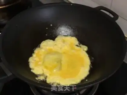 Make Ham corn rice step 2