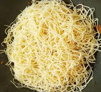 Make Five bouquets of bean noodles step 15