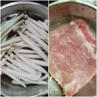 Make Skinny, white mushrooms step 0