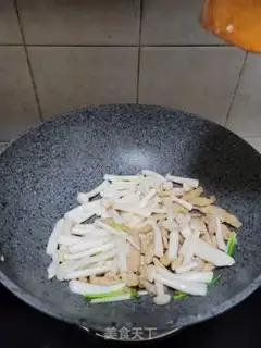 Make Skinny, white mushrooms step 7
