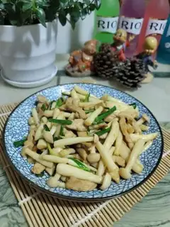 Make Skinny, white mushrooms step 12