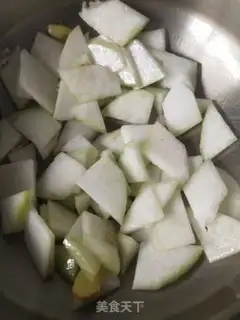 Make Oil and melon soup step 3