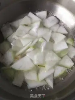 Make Oil and melon soup step 4