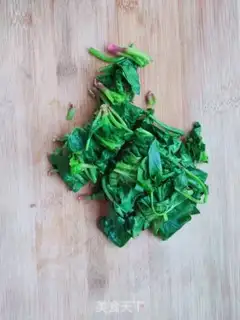 Make Fries and spinach step 2