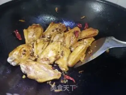 Make Red chicken wings step 6