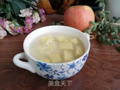 Make Apple rice porridge step 4