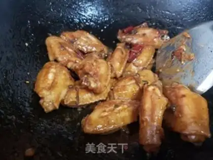 Make Red chicken wings step 7