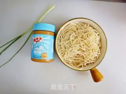Make Peanut butter noodles step 1