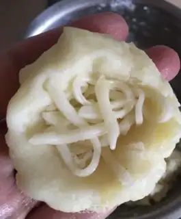 Make Potato cheeseball step 6