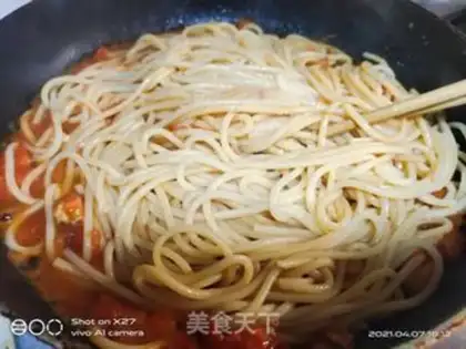 Make Fried pasta step 4