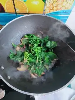 Make Fries and spinach step 10