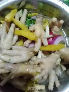 Make Salted chicken feet step 7