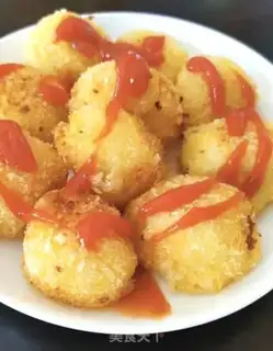 Make Potato cheeseball step 11