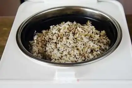 Make Three-coloured wheat rice step 6