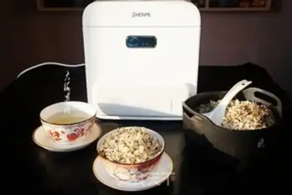 Make Three-coloured wheat rice step 7
