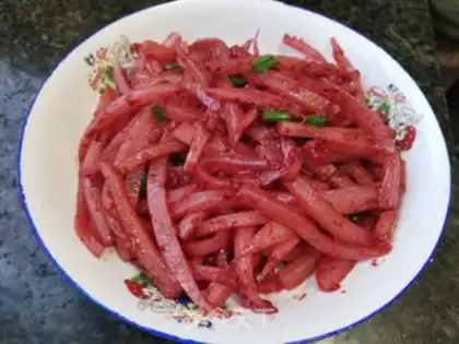 Make Red radish step 6