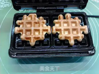 Make Coffee waffles without oil or sugar step 7