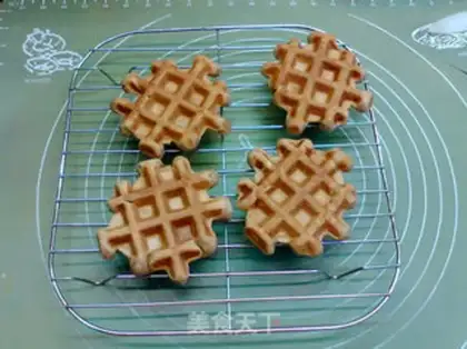 Make Coffee waffles without oil or sugar step 8