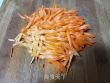 Make Carrot, soybean sprouts step 2