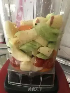 Make Home fruit and vegetable juice step 2