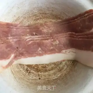 Make Bacon pins and mushrooms step 1