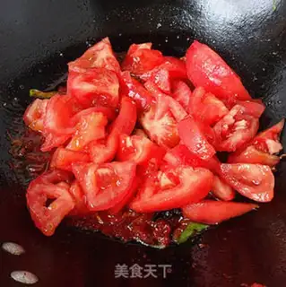Make Tomato halogen noodles step 5
