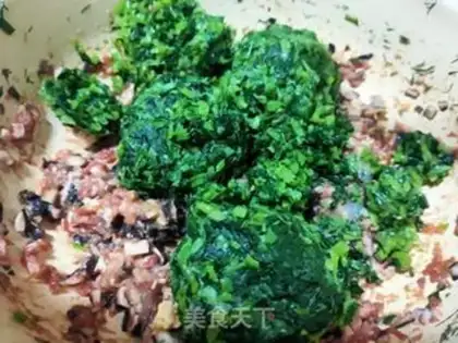 Make Pinesee, three dumplings step 11