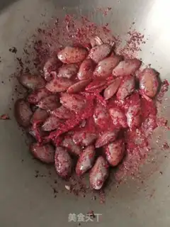 Make Red greasy oil clams step 6
