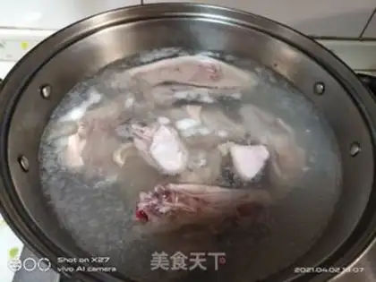 Make Pork with bean horns step 0