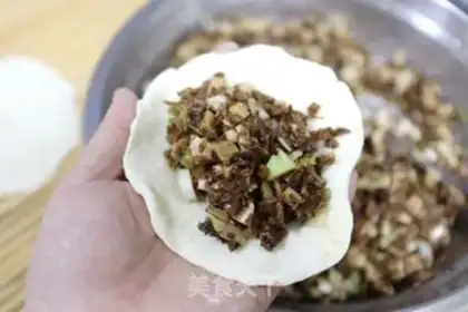 Make Moose mushroom sauce meat buns step 10