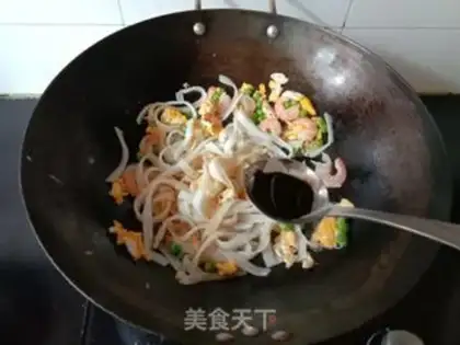 Make Shrimp green soybeans step 6