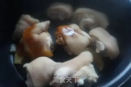 Make Soybean pig hoof step 5