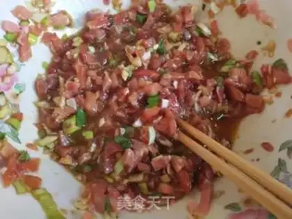 Make Celery pork pans step 2