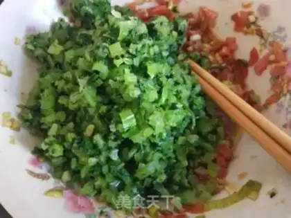 Make Celery pork pans step 3