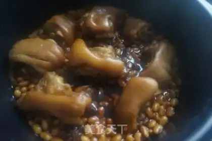 Make Soybean pig hoof step 12