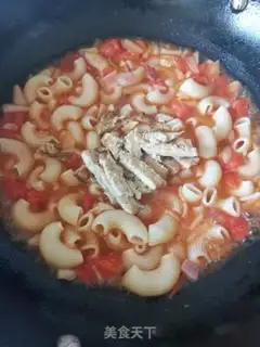 Make Chicken chest macaroni step 11