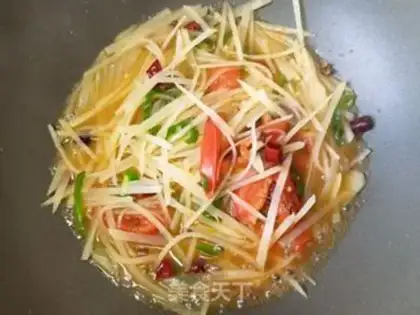 Make Tomato fried potatoes step 10