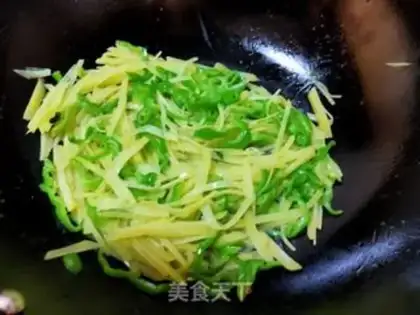 Make Cream pepper with potatoes step 5