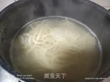 Make Mushroom bacon pasta step 3