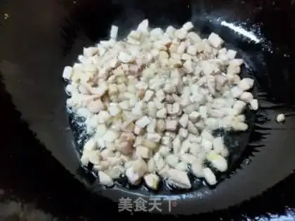 Make Meat-dried egg abalone mushroom sauce step 6