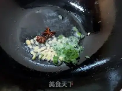 Make Meat-dried egg abalone mushroom sauce step 7